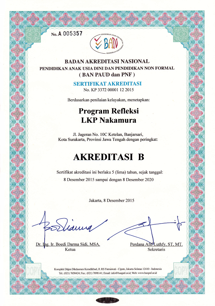 Akreditasi LKP
