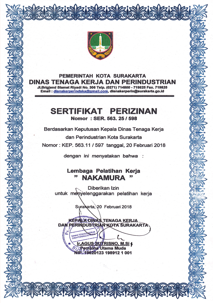 Perizinan LPK